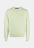 Green Melange Kunro Face Sweater