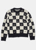 Black Katlas Checkerboard Sweater