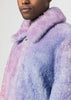 Pink Gradient Shearling Jacket