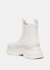 White Gao Eva Chelsea Boots