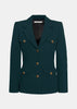 Green Tweed Boucle Jacket