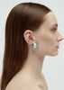 Crystal & Pearl Oval Earrings