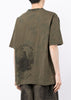 Olive Loose-Fit Graphic T-Shirt