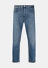 Mid Blue River Cropped Jeans