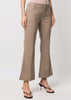 Taupe Short Flared Trousers