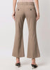 Taupe Short Flared Trousers