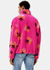 Fluo Pink Anagram Jacquard Fleece