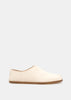 White Tabi Babouche Loafers