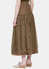 Brown Layered Skirt