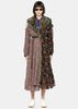 Multicolor Reversible Faux Fur Coat