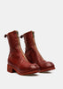 Red PL2 Front Zip Boots
