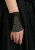 Black Beaded Wristband