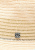 Beige Foldable Wire Brim Hat