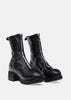 Black PL2WZ Front Zip Boots