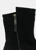 Black Asymmetric Zip Boots