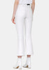 White Stripe Lace-Up Pants