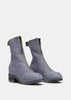 Grey Blue PL2 Front Zip Boots