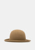 Beige Derby Hat