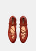 Red 627R Lace-Up Flats
