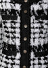 Black & White Tweed Tailored Jacket