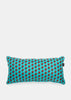 Blue Silk Arm Cushion