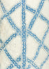 White & Blue Diamond Quilt Skirt