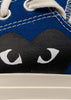 Blue Converse Black Heart Chuck 70 Sneakers