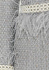 Grey Ostrich Feather Tweed Dress