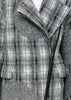 Grey Check Asymmetric Coat