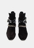 Black Bandana Buckle Boots