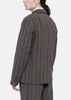 Grey Striped Jacy Jacket