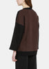 Black Anagram Oversized Sweatershirt