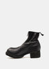Black PL1WZ Front Zip Boots