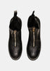 Black PL1WZ Front Zip Boots