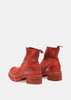 Red PL1WZ Front Zip Boots