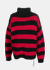 Black & Red Cashmere Sweater