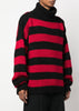 Black & Red Cashmere Sweater
