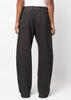Grey Twisted Belted Pants