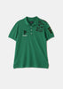 Green Cotton Kanoko Polo Shirt