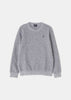 Grey Crewneck Knit Pullover