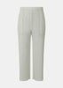 Light Grey Pleated Straight Pants