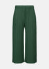 Dark Green Pleated Thicker Pants