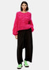 Fluo Pink Anagram Mohair Sweater