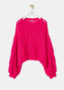 Fluo Pink Anagram Mohair Sweater