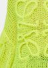Neon Yellow Anagram Mohair Sweater