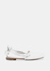 White Tabi Ballerina Sandals