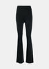 Black Stretch Fitted Trousers