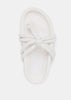 White Chunky Mignon Slippers