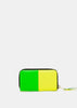 Green & Yellow Zip Around Wallet