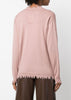Rose White Cashmere Knit Sweater